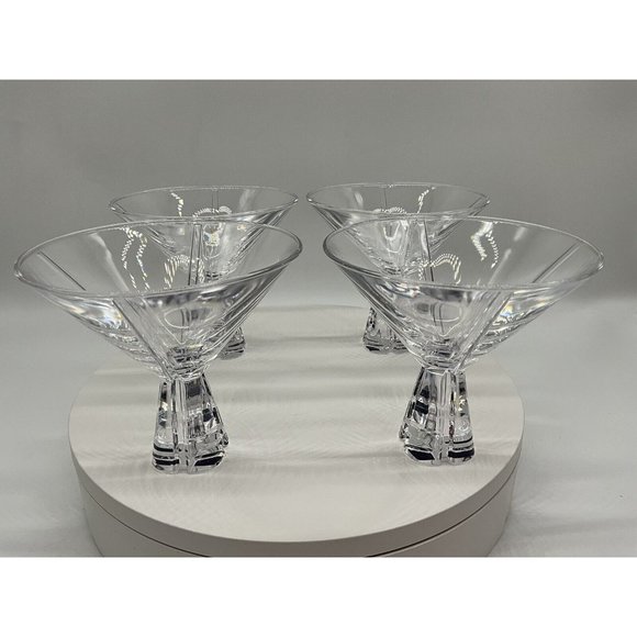 Mikasa Havana Collection Martini Glasses Lead Crystal Made in Germany - Picture 8 of 16